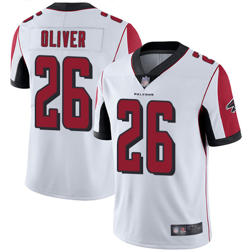 Atlanta Falcons Limited White Men Isaiah Oliver Road Jersey NFL Football #26 Vapor Untouchable